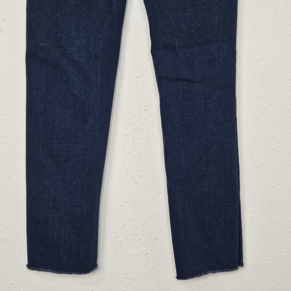 Good American Always Fit Good Classic Slim straight Jean Indigo Wash 6-12 - Picture 10 of 16